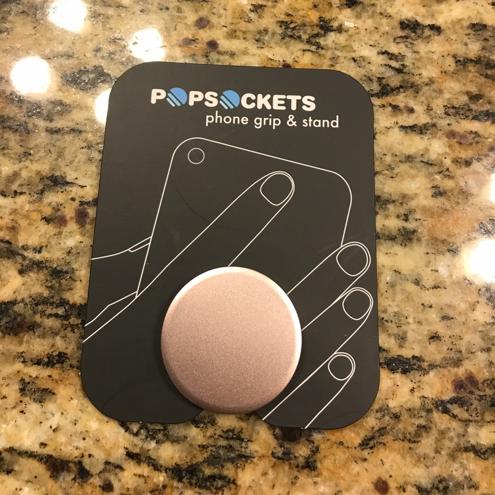 Popsockets rose gold phone grip